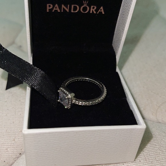 Pandora Square Halo Ring - Picture 2 of 2